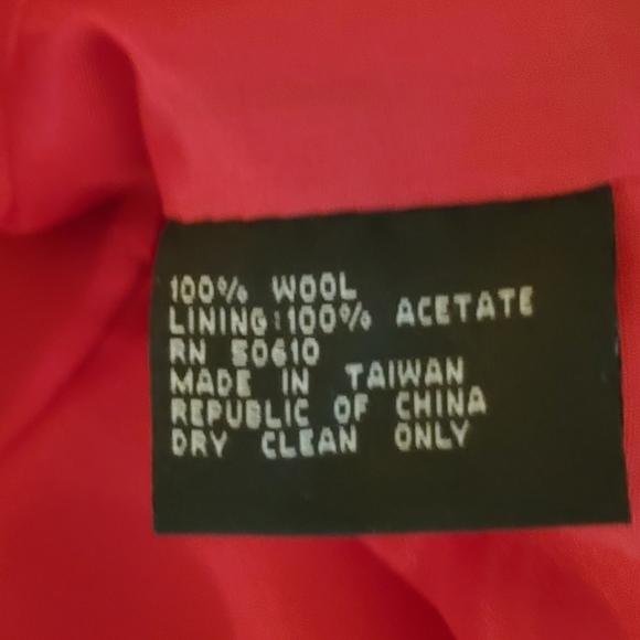 ☃️ Kasper for ASL Red Blazer - Picture 5 of 5